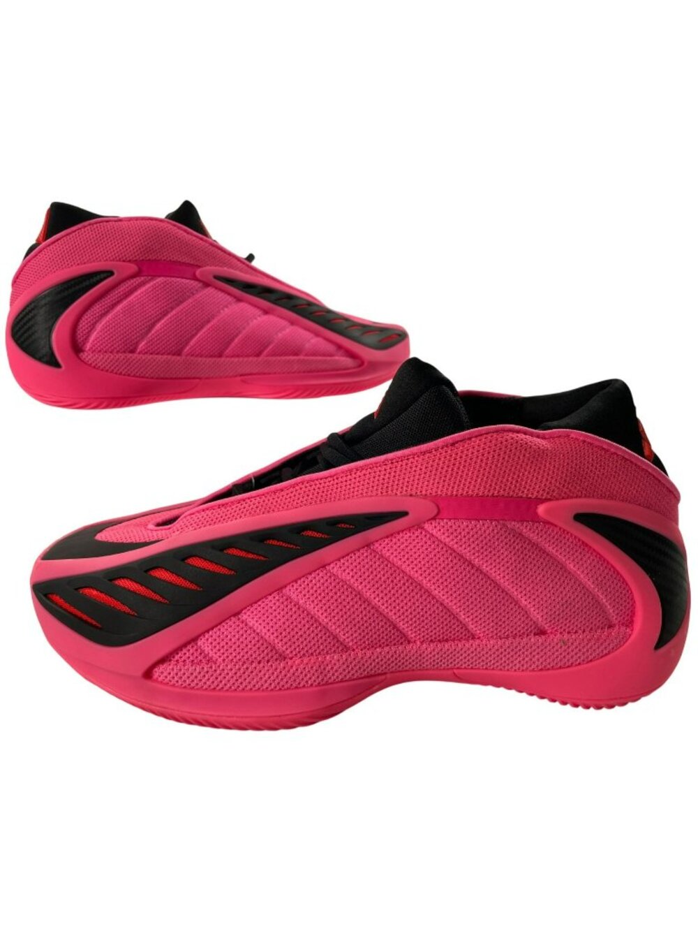 Adidas Anthony Edwards 2 Basketball Shoes Lucid Pink & Black Men's Sz 8.5 NEW